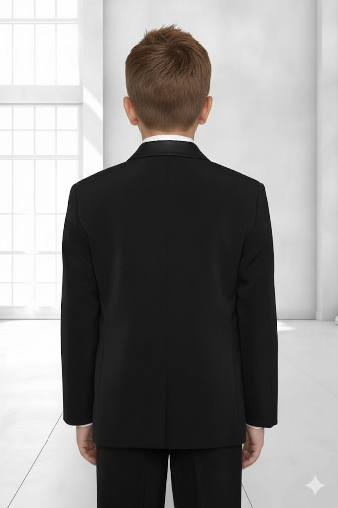 Boy’s Formal Black Tuxedo Set