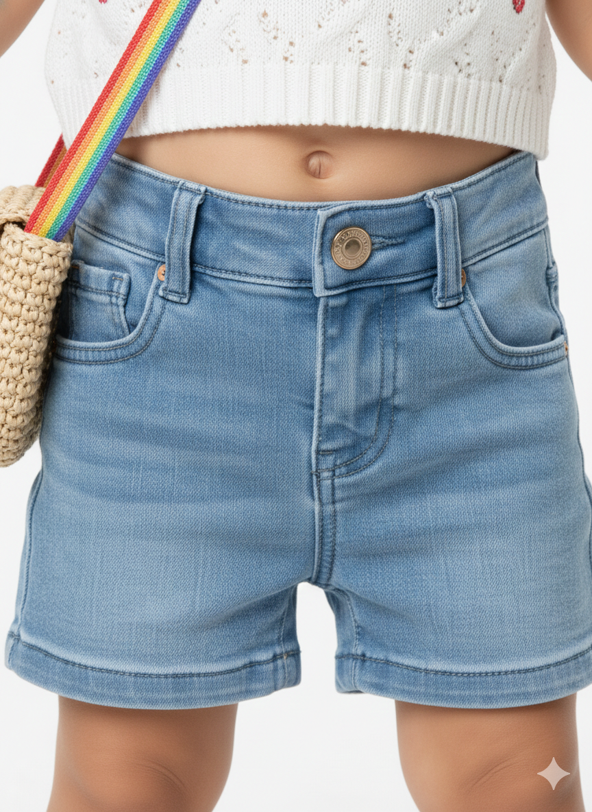 The Classic Mini Denim Shorts