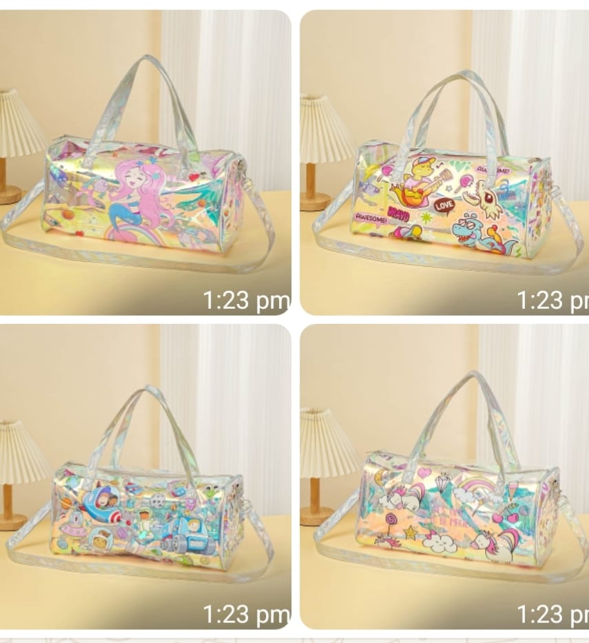 Holographic Duffle Bag