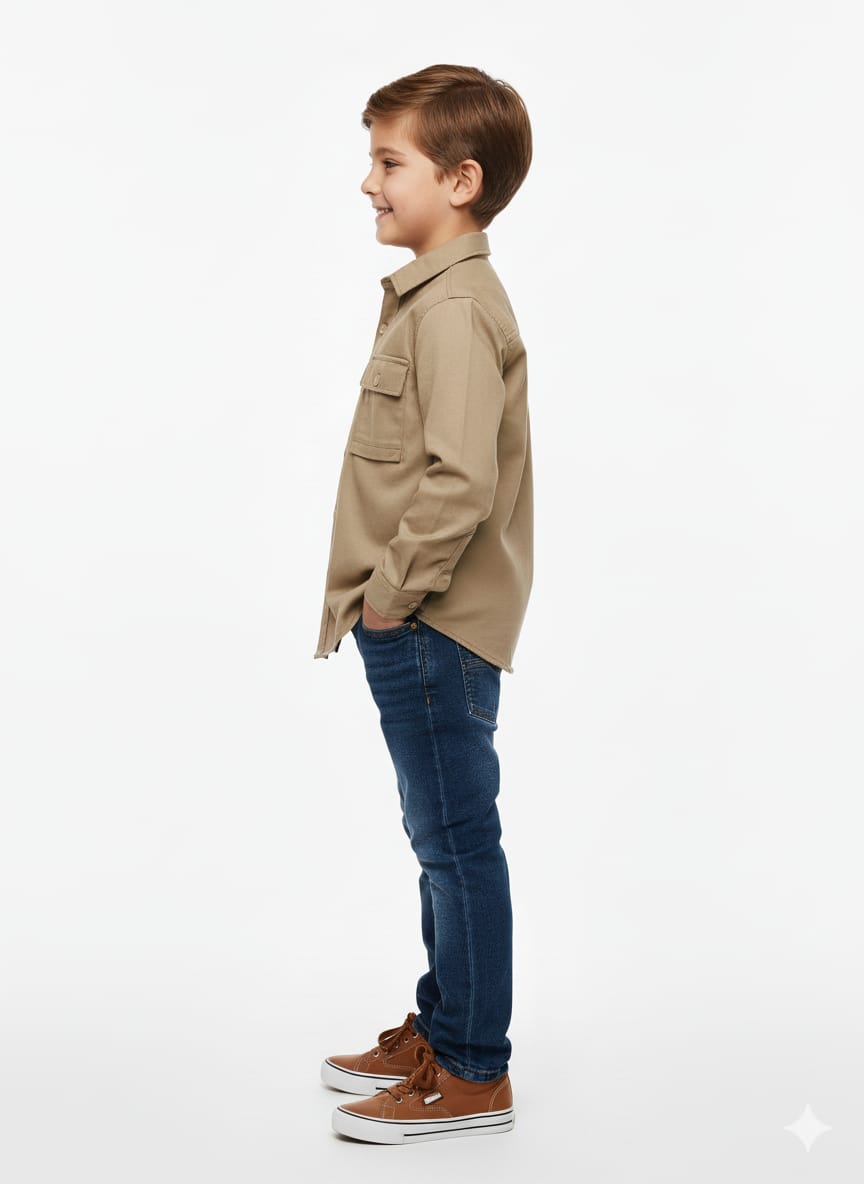 Brown Casual Full Sleeves Shirt