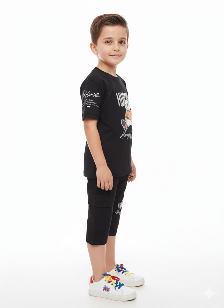 BOYS HUSTLE CARGO SET