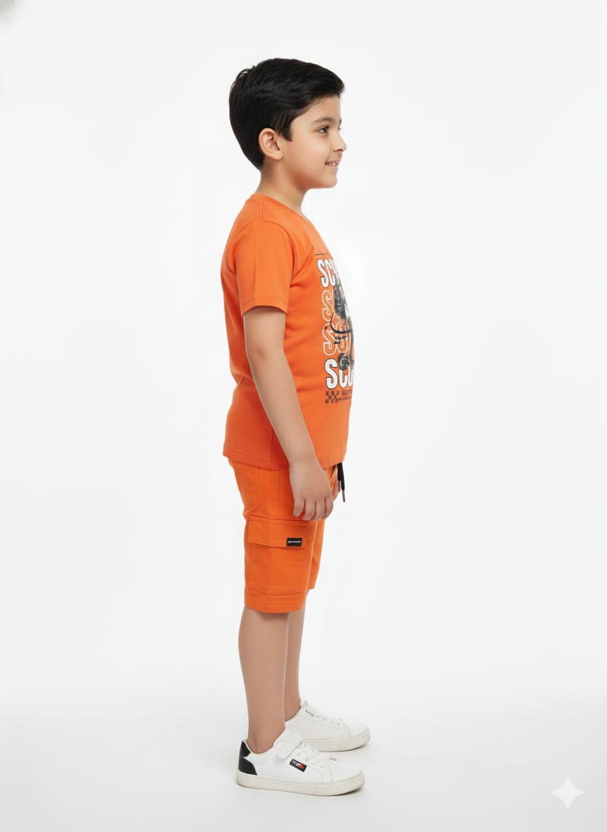 Vibrant Orange Co-ord Set
