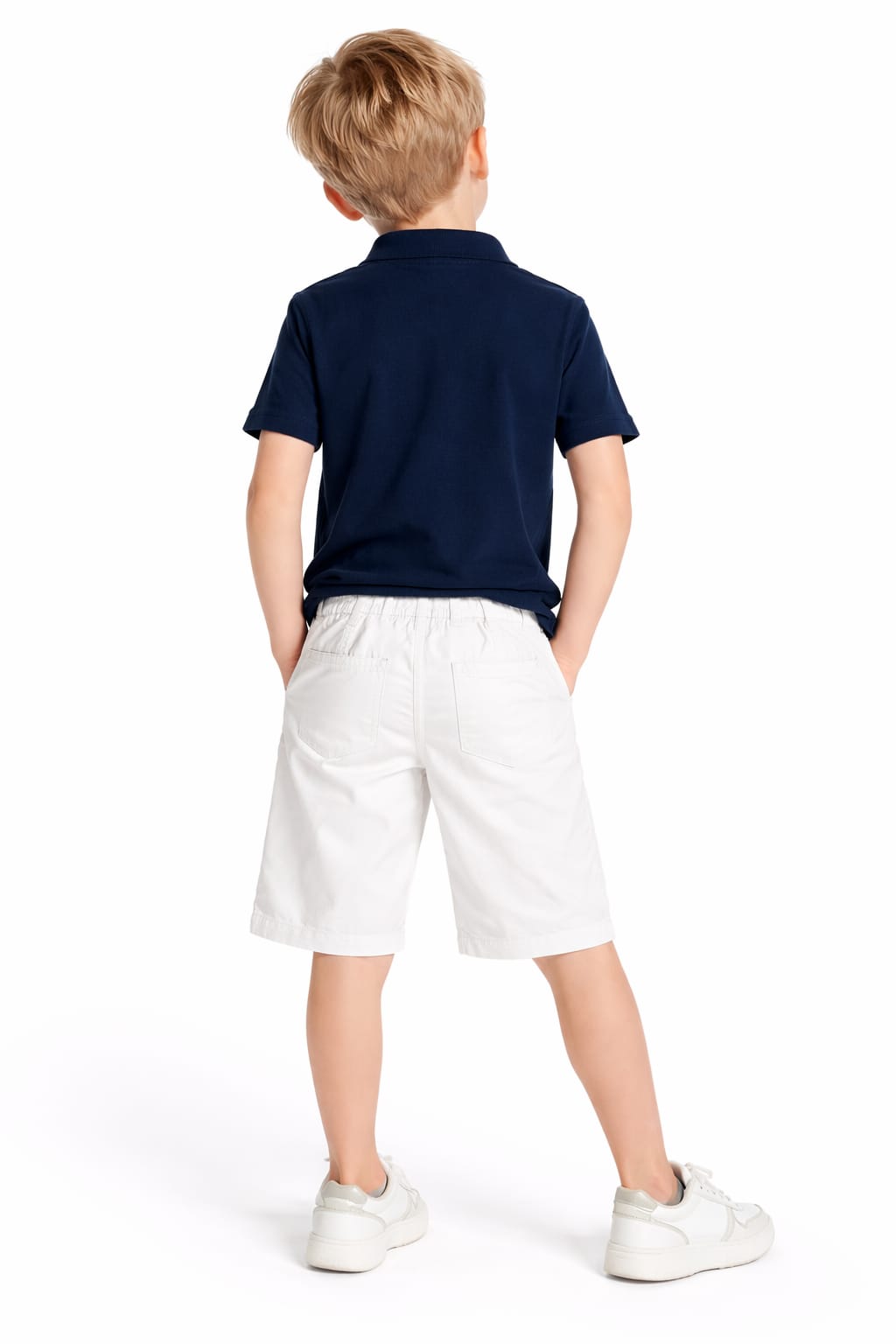 White Chino shorts