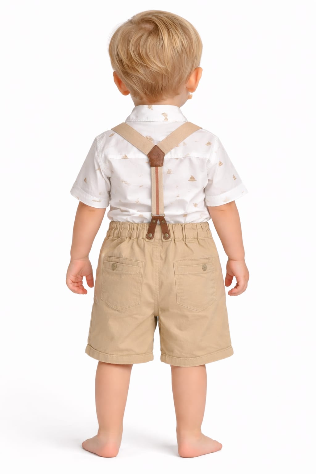 Little Captain Nautical Suspenders Set