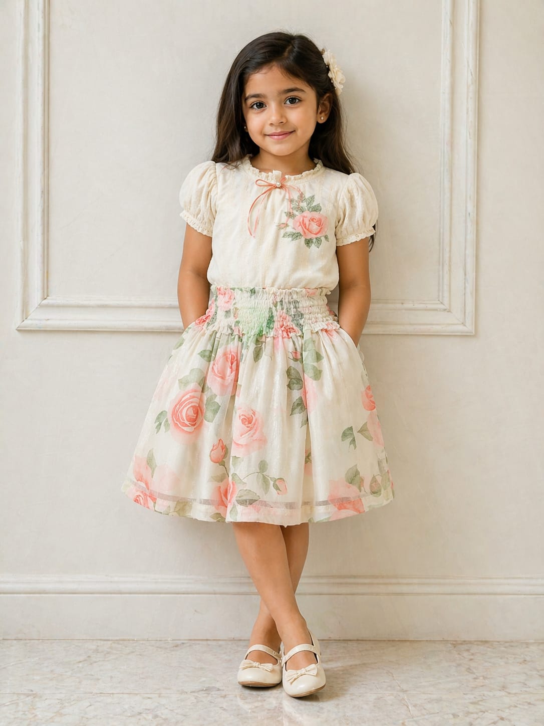 Vintage Chic Style Co-ord Set