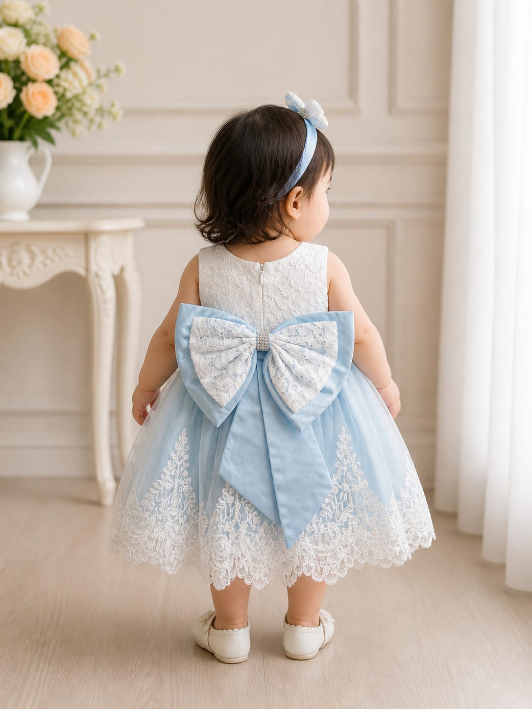 Infant Soft "Cinderella Blue" Dress