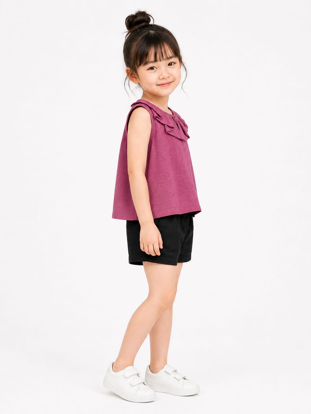 Girls Plum Color Top