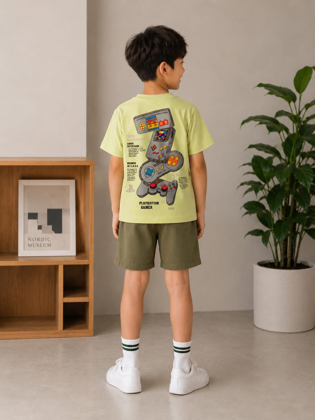 Kids’ PlayStation Inspired Graphic Tee - Mint Green