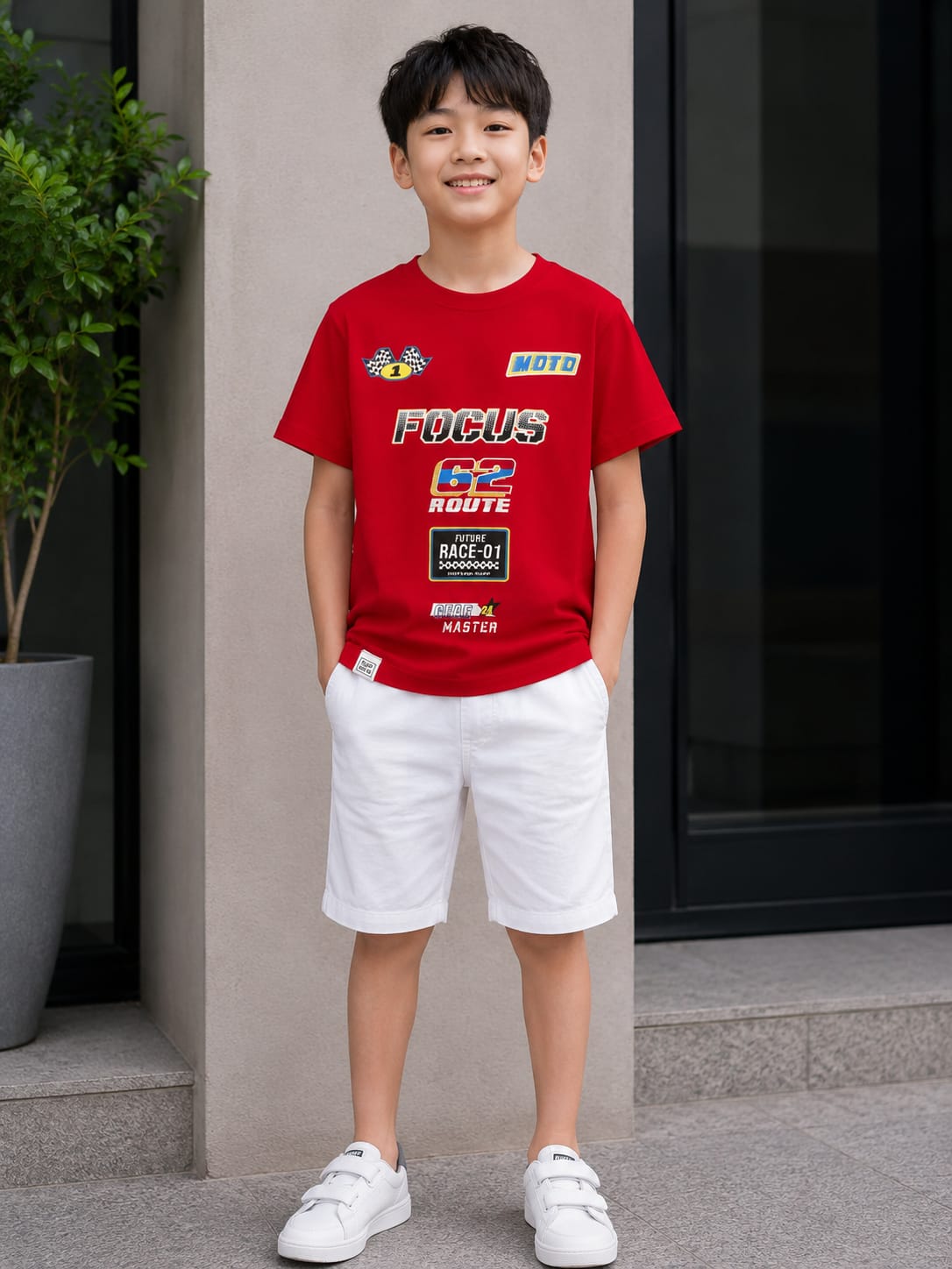 Energetic Racing Red Tshirt