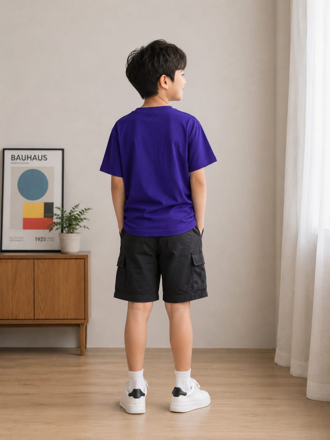 The Garfield "Creative" Super Soft Tee in Royal Purple