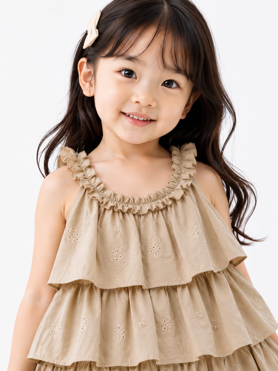 Infant he Sandcastle Tiered Eyelet Dress