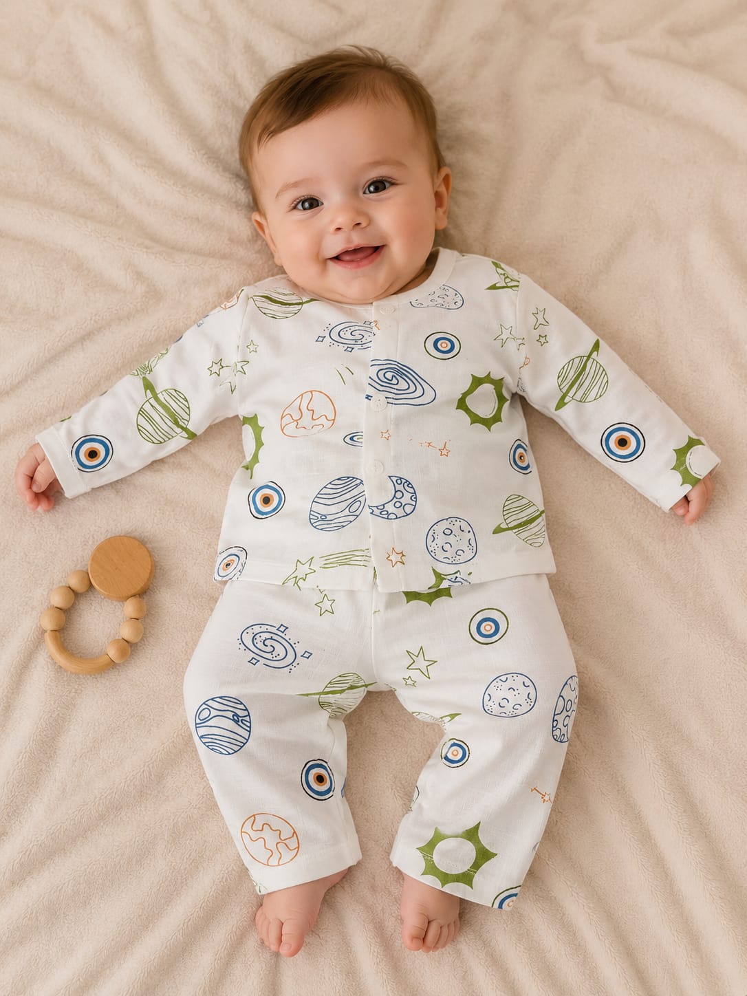 Whimsical Galaxy Print Infant Co-Ord Set