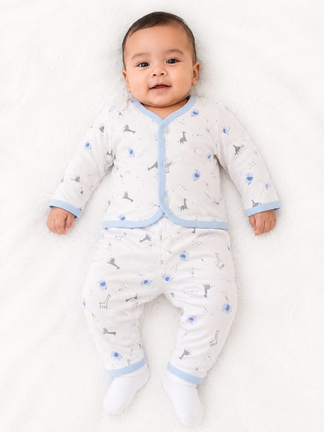 Serene Safari Friends Infant Co-Ord Set