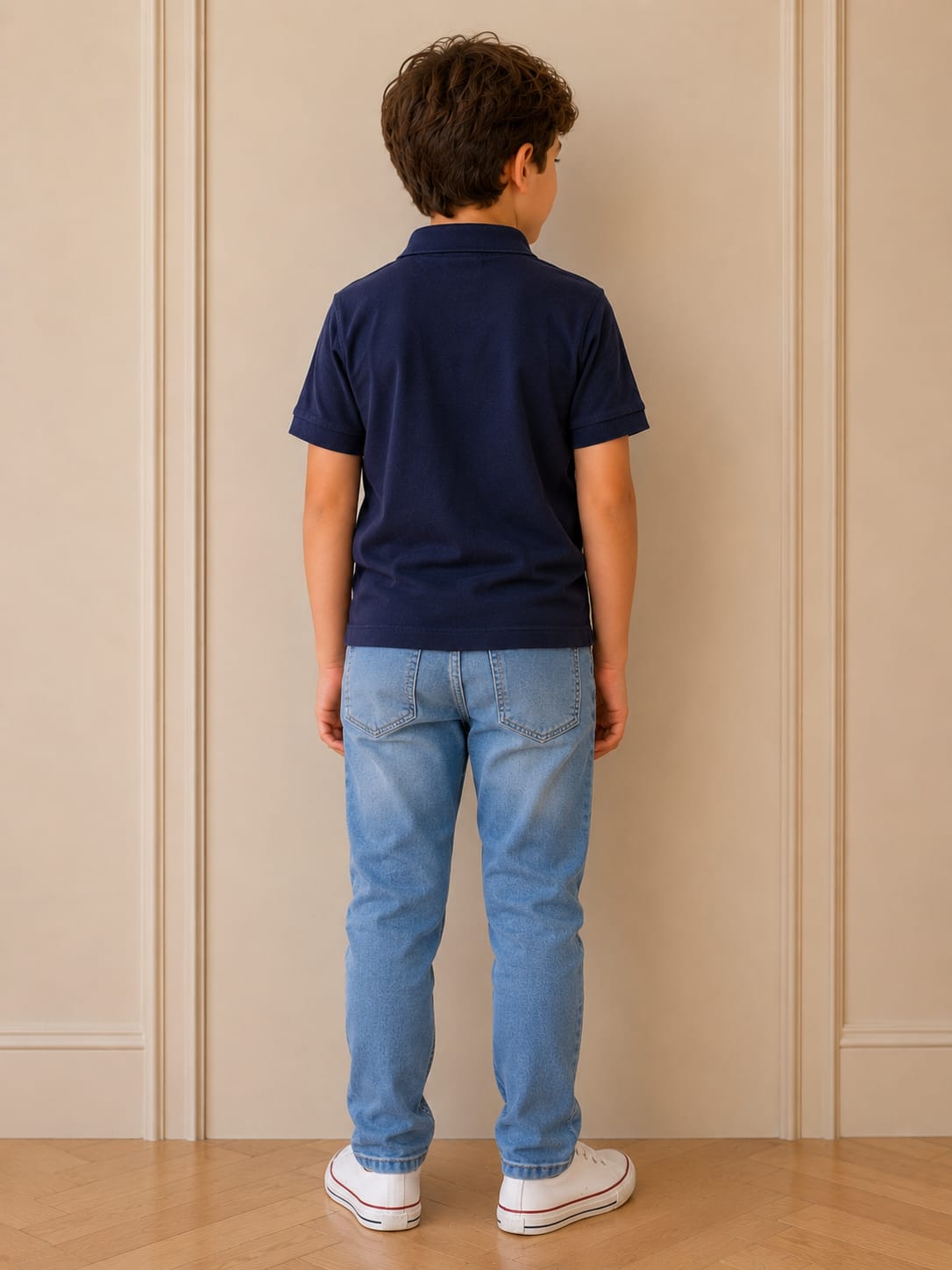 Title: Boys Premium Light Wash Regular Fit Denim Jeans