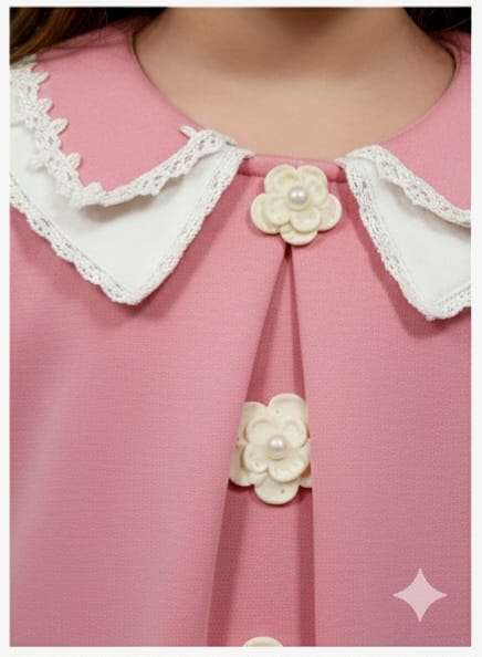 Pink A-Line Toddler Dress