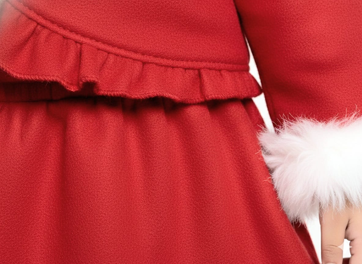 Red Jacket Skirt Set