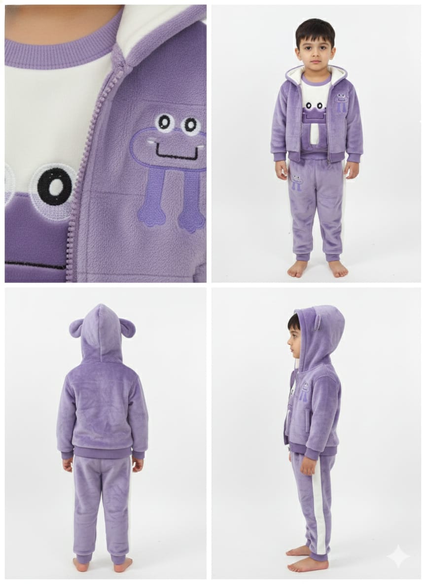 Cozy Purple Toddler Set