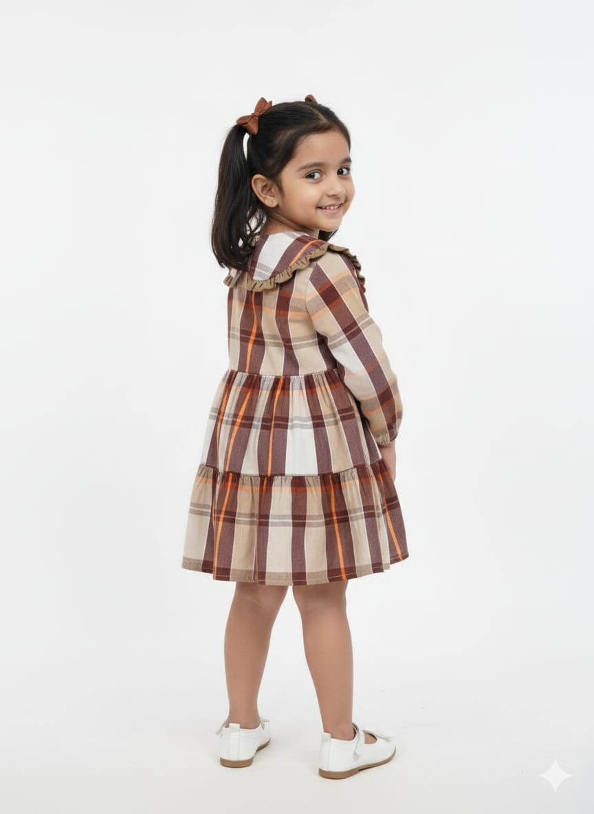 Peter Pan Collar Cotton Dress