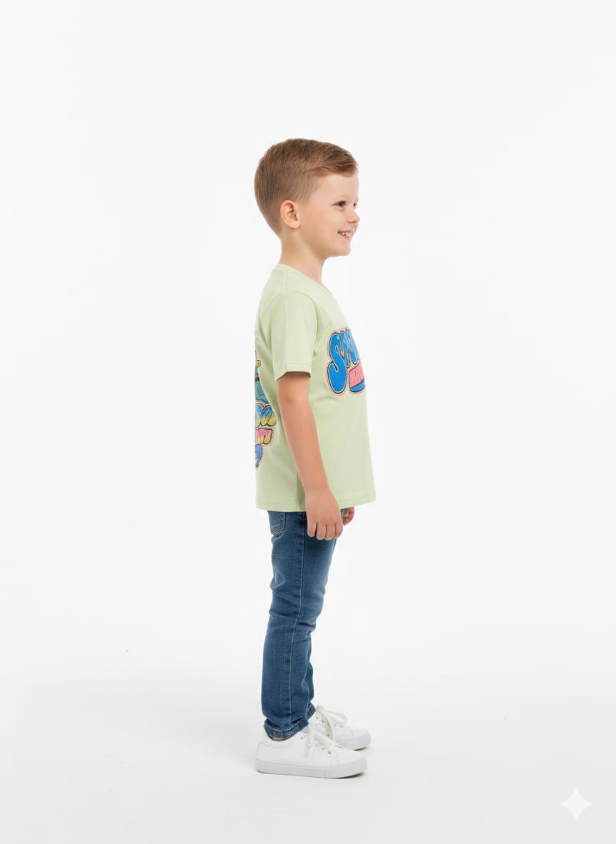 Kids’ SpongeBob "Hero Pants" Graphic Tee – Mint Green