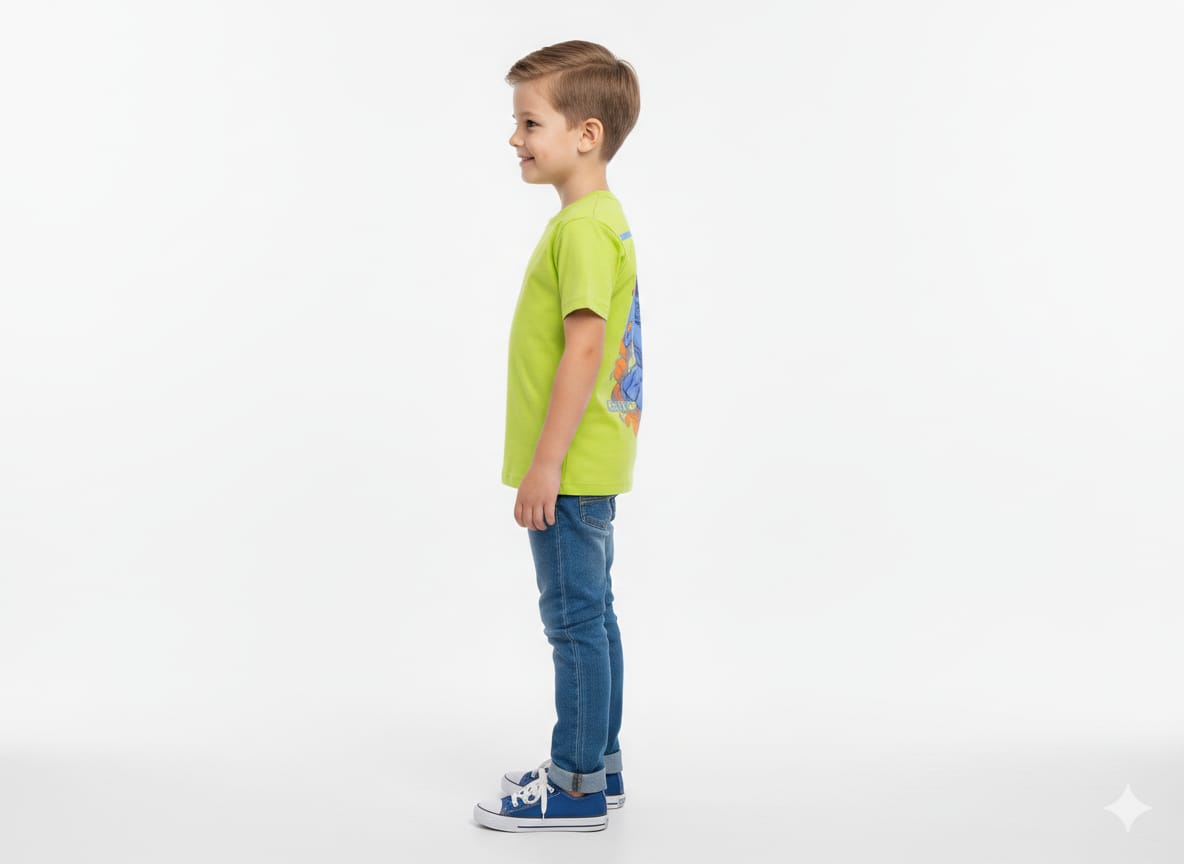 Boys' Marvel "Hulk" Character Graphic T-Shirt in Lime Green
