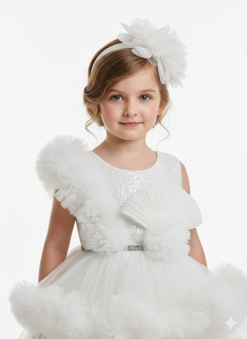 White Tulle Ballgown