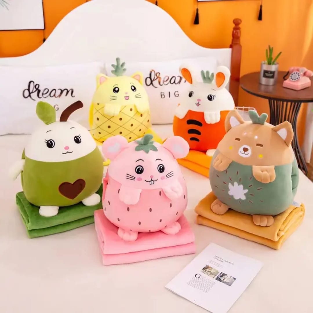 Soft Toy with Blanket