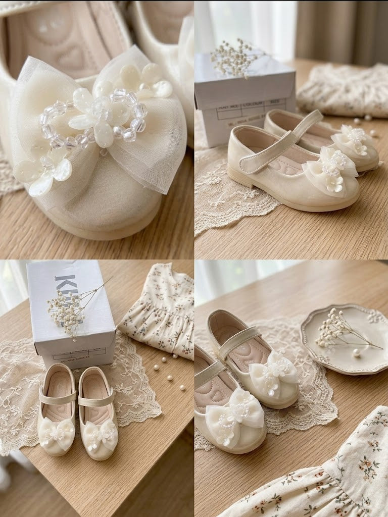Girls Partywear Cream Bellies