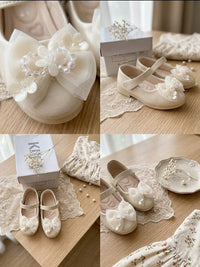 Girls Partywear Cream Bellies