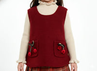 3 Pcs Top with Checkered Skirt