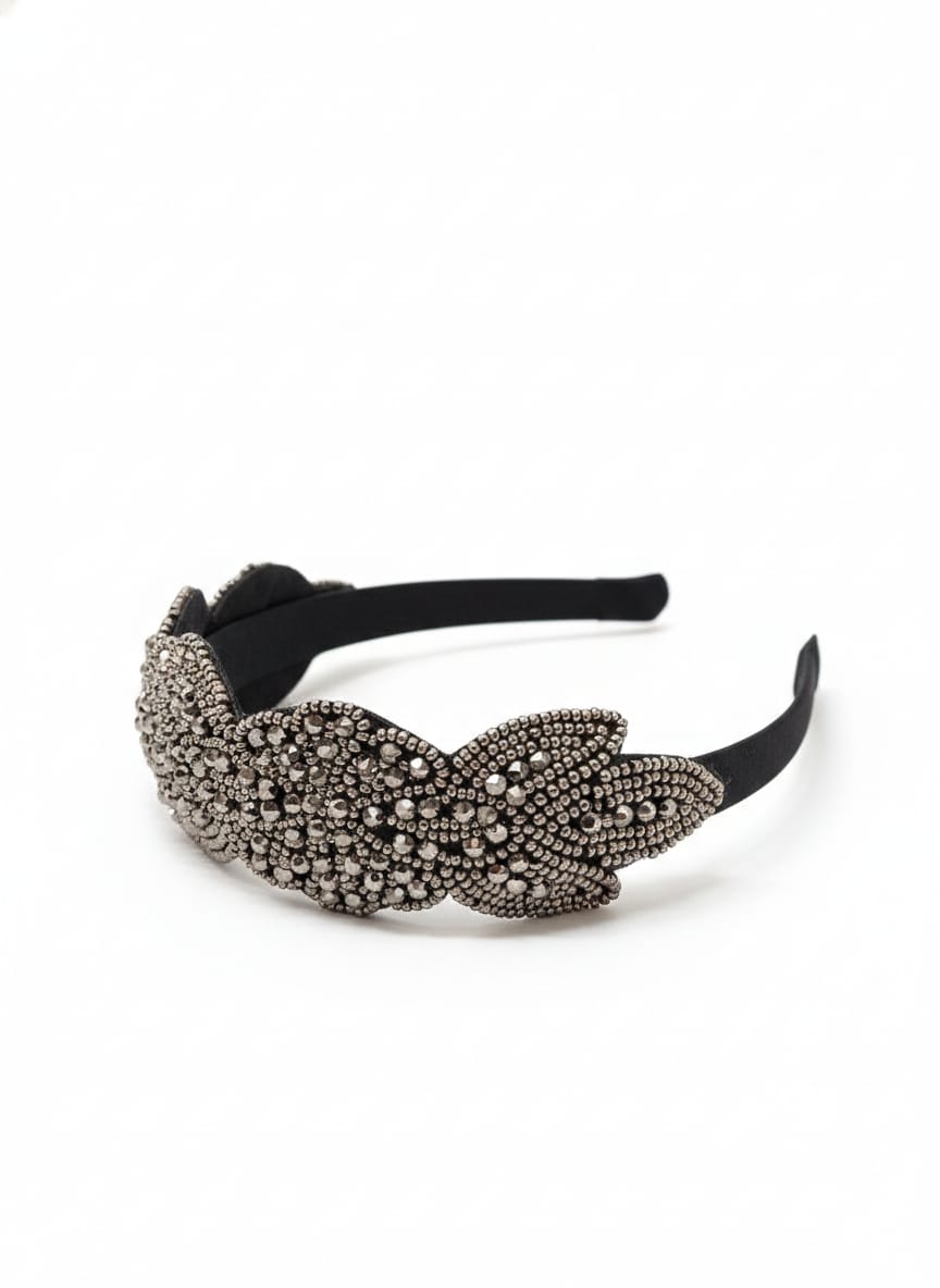 Beaded Scalloped Headband