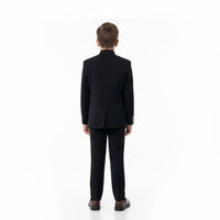 Black Band Gala with Gold Lion Motif on Shoulder