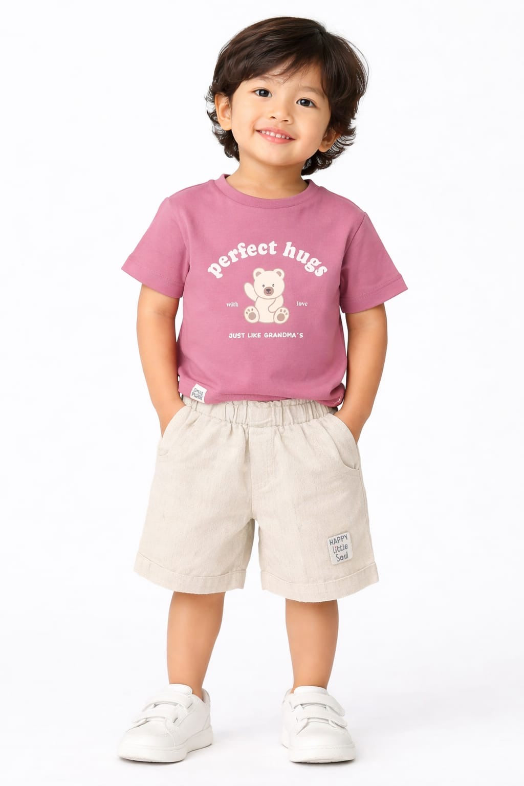 Cuddle Ready: Bear Graphic Summer Set