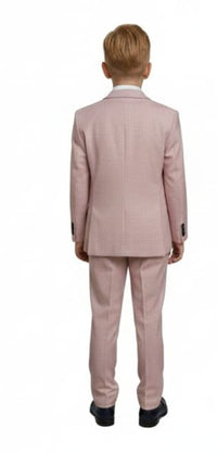 Checkered 3-piece Suit Set Pink