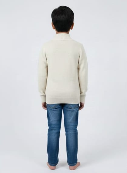 Color-Block Crew Neck Sweater for Boys