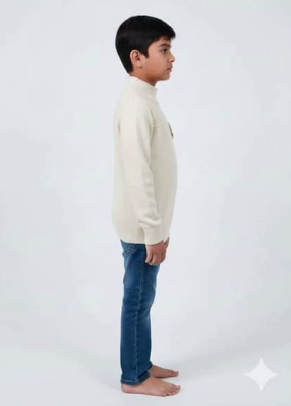 Color-Block Crew Neck Sweater for Boys