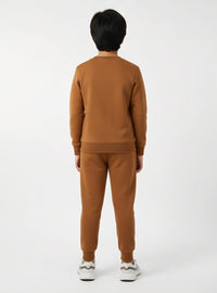 Cozy Brown Graphic Sweatshirt