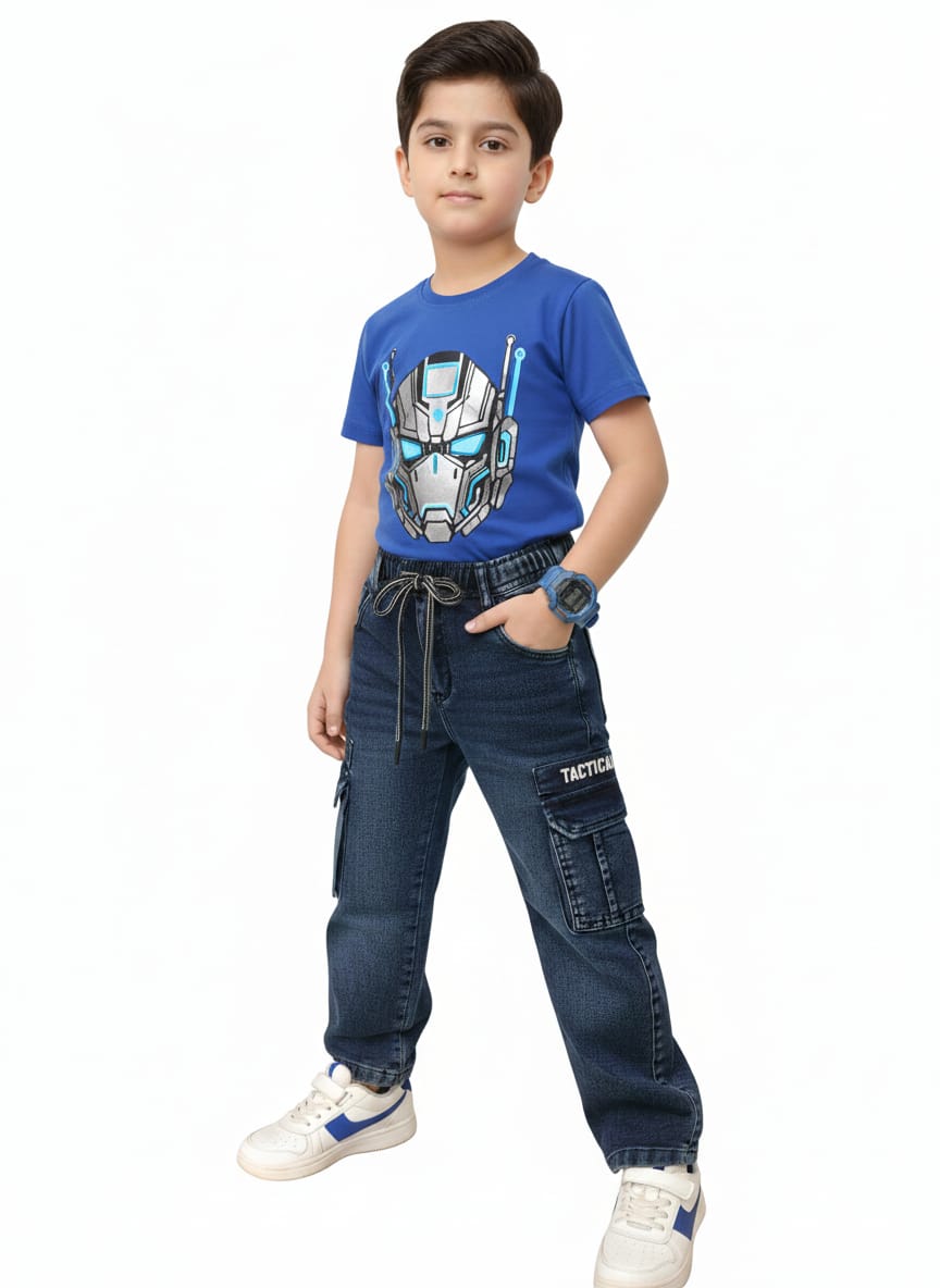 Deep Indigo Blue Wash