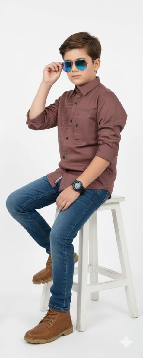 Dusty Rose Button up Shirt