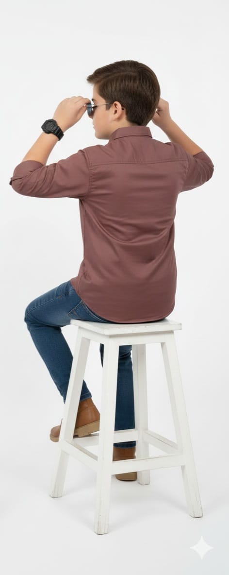 Dusty Rose Button up Shirt