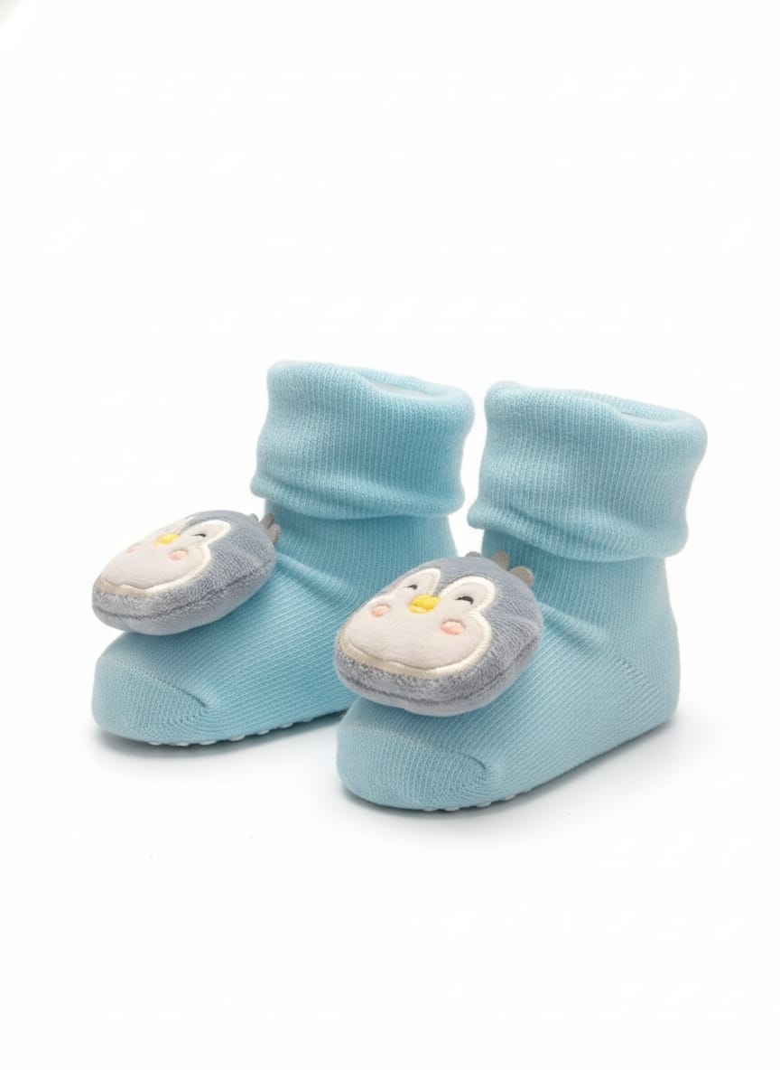 English Blue Baby socks shoes