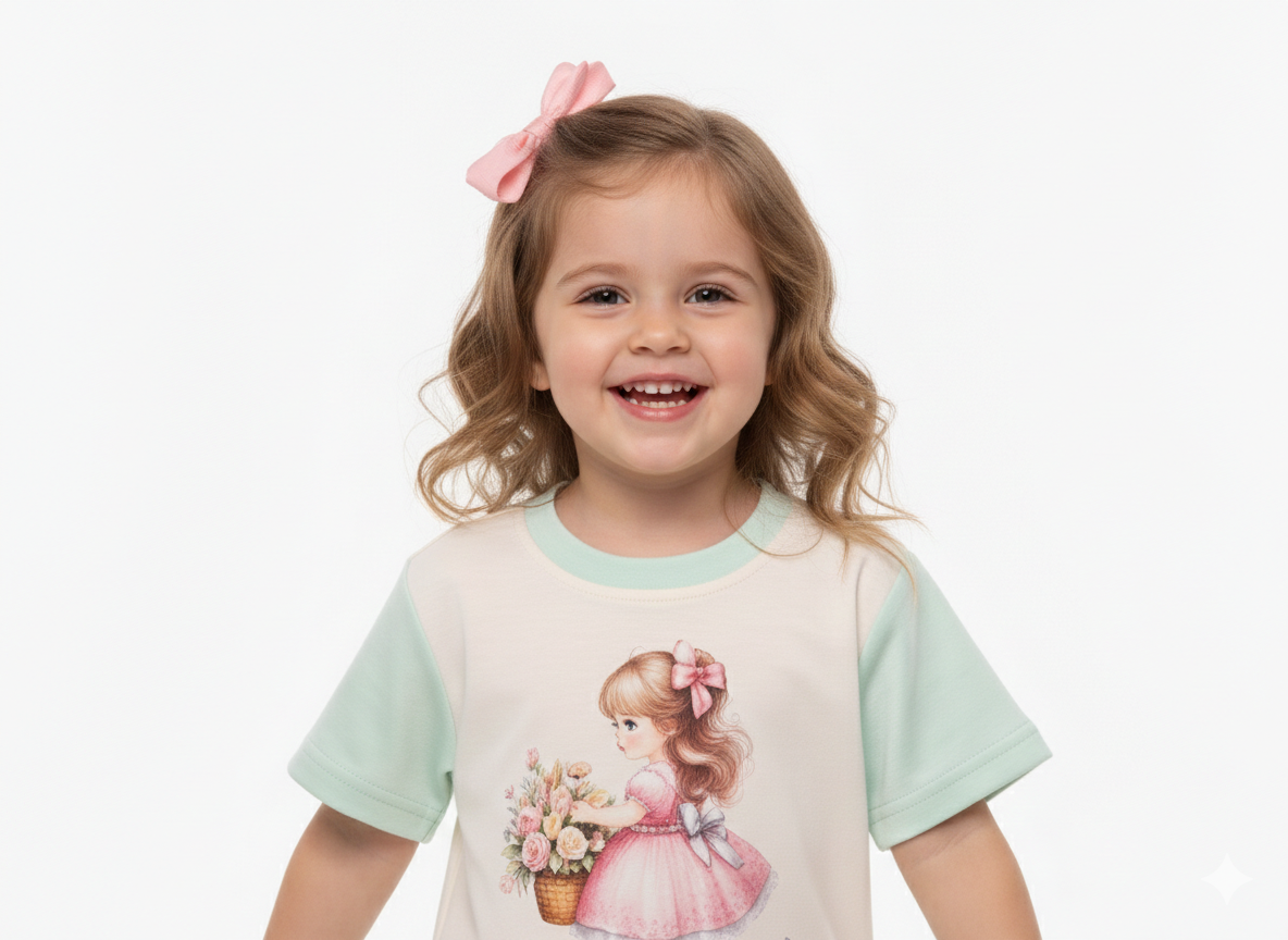 Pastel Garden Whimsy Cord Set