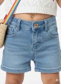 The Classic Mini Denim Shorts