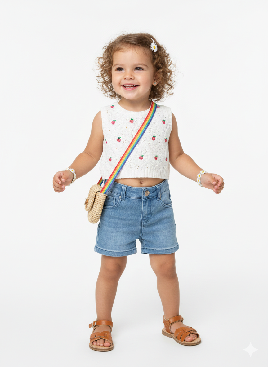 The Classic Mini Denim Shorts