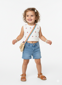 The Classic Mini Denim Shorts
