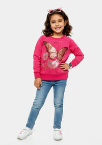 Hot Pink Butterfly Top