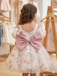 Floral Onion Organza Light Weight Dress