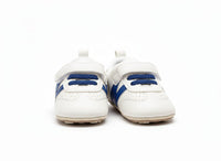 Infant Sporty Sneakers -White with blue