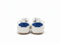 Infant Sporty Sneakers -White with blue