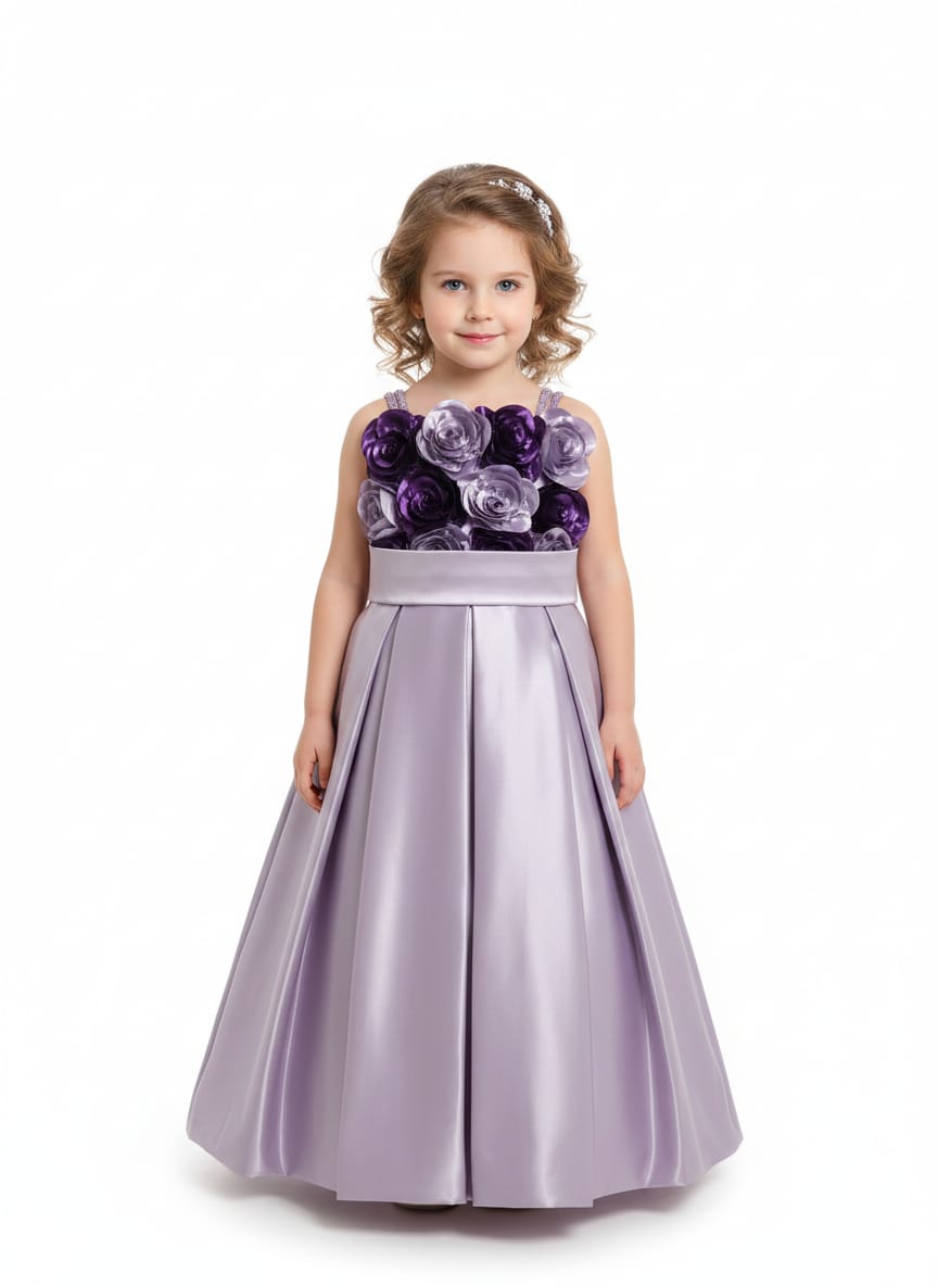 Lavender-Toned Ball Gown