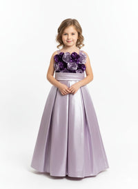 Lavender-Toned Ball Gown